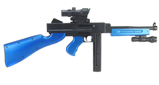 BB Gun Vigor 8904A Thompson M1A1 Replica Spring Airsoft Rifle Black 2 Tone