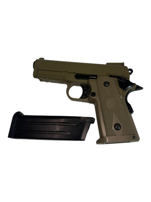 Gas Powered Metal BB Gun VG2-Tan (Semi & Full Auto)