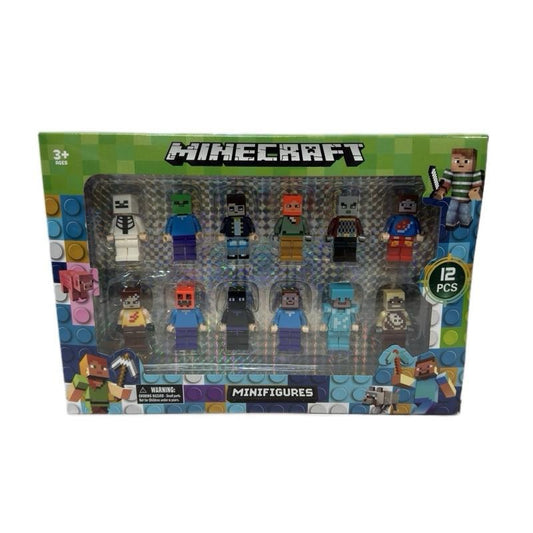Minecraft 12 characters Lego Pieces With Accessories