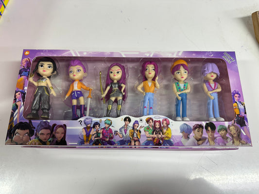 K Pop Demon Hunter 6pcs Figure Set