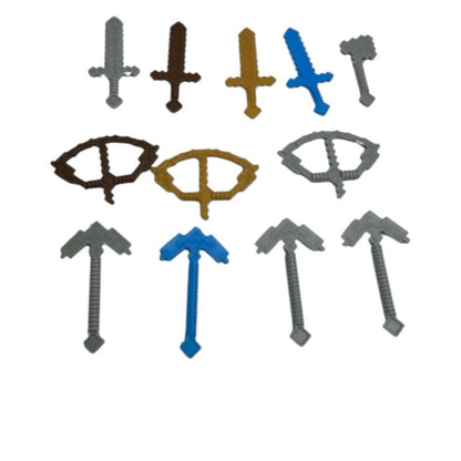 Minecraft 12 characters Lego Pieces With Accessories