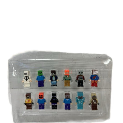 Minecraft 12 characters Lego Pieces With Accessories